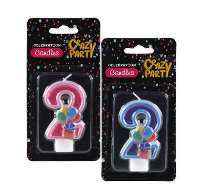 Candle birthday single number-2 kiddies