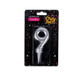 Candle birthday large foil number-9