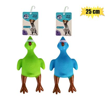 Pet toy puppy vinyl chicken 25cm