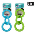Pet toy puppy ring 3-in-1