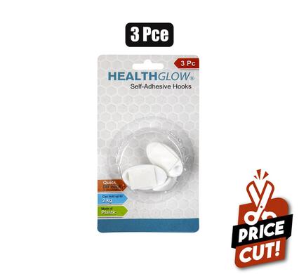 Hook pl adhesive asstd 3pce