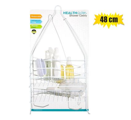 Shower caddy mtl pl-coated 48cm