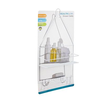 Shower caddy mtl pl-coated 45x25cm