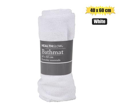 Bathmat towel 40x60cm white