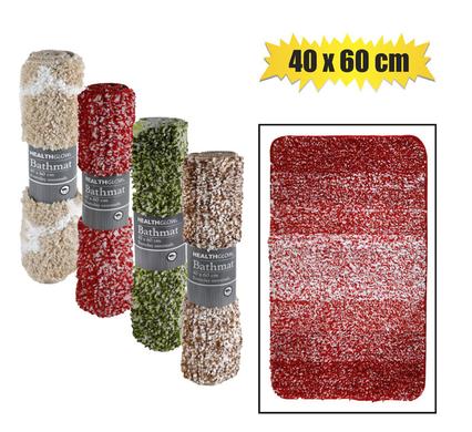 Bathmat microfiber 40x60cm asstd