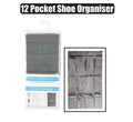 Shoe organiser 12-pockets 46x84cm
