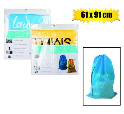 Laundry bag w/drawstring 61x91cm