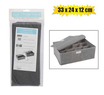 Storage box non-woven 33x24x12cm