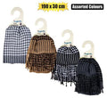 Scarf adult 190x30cm asstd designs