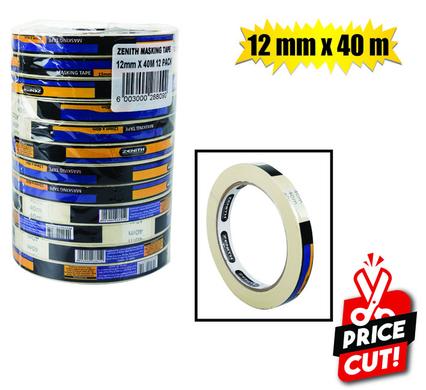 Tape masking 12mmx40m zenith