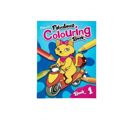 Book colouring fun with fabulous 1