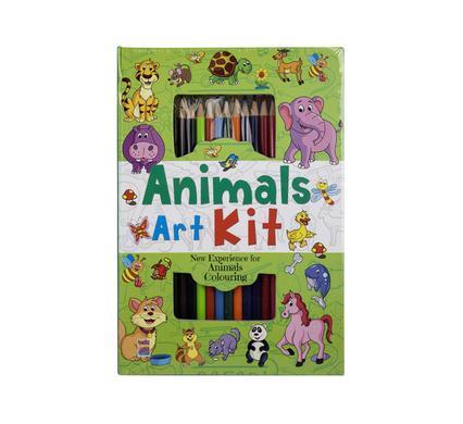 Book activity animal art kit