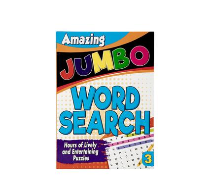 Book puzzle amazing jumbo wordsearch 3