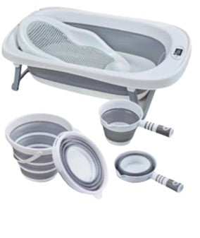 Fold-up Bath with Temperature Display