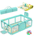 Large Baby Playpen with Pull-Up Rings